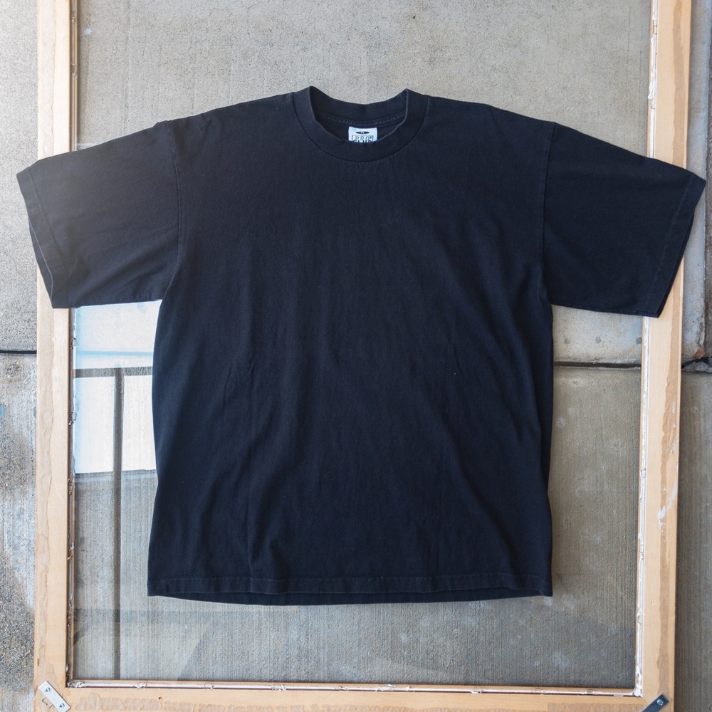 Black Pro Club Heavyweight Crewneck T-Shirt X-Large